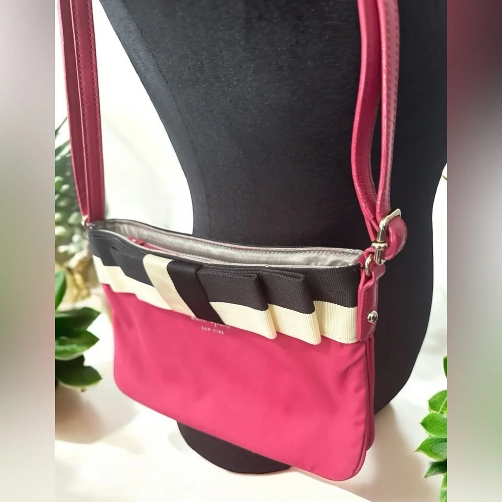KATE SPADE New York Limited Edition Bag – Rare Silver Lining – Pink Black Cream - Picture 3 of 11